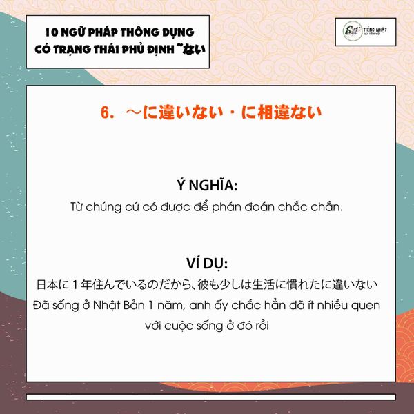 10 mẫu ngữpháp phủ định