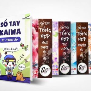 [FREESHIP ] COMBO 5 cuốn Sổ tay độc quyền (NP, TV, KJ, Trợ - Phó - Liên từ, Kaiwa)