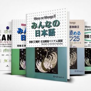 COMBO BỘ SÁCH N4 (Minna no Nihongo II, Kanji Look and Learn 512 Kanji)