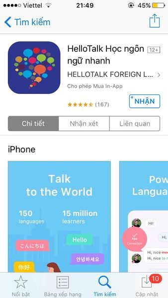 ứng dụng học tiếng Nhật