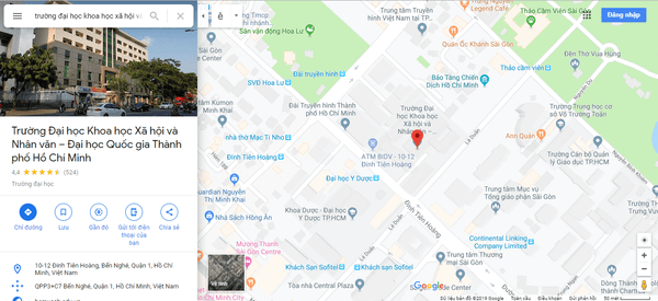 ĐH KHXH&NV TP. Hồ Chí Minh