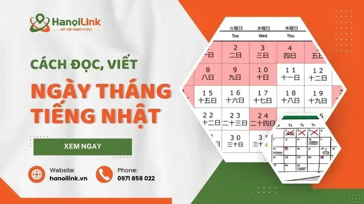 12 Tháng Trong Tiếng Nhật
