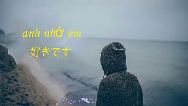 Anh Nhớ Em Bằng Tiếng Nhật