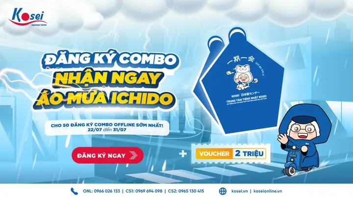Áo Mưa Tiếng Nhật