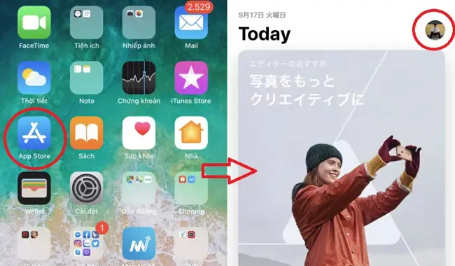 App Store Tiếng Nhật