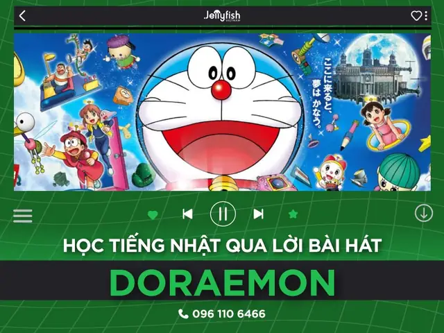 Bài Hát Doraemon Tiếng Nhật