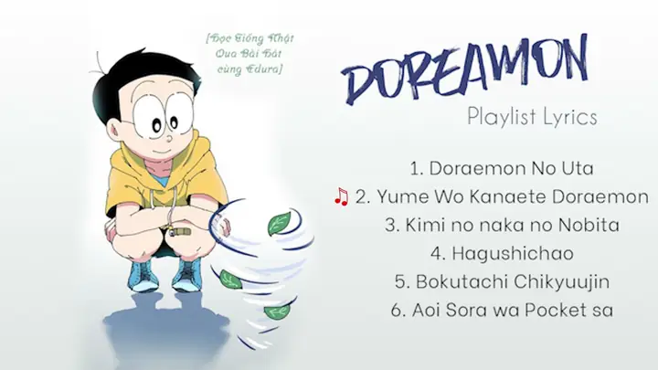 Bài Hát Doraemon Tiếng Nhật