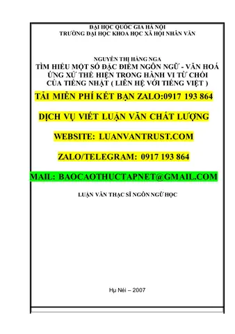 Bài Văn Tiếng Nhật Hay