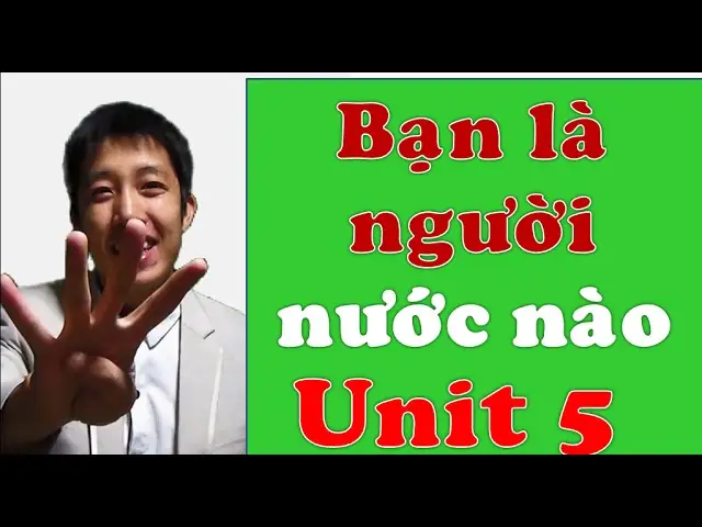 Bạn Là Người Nước Nào Tiếng Nhật