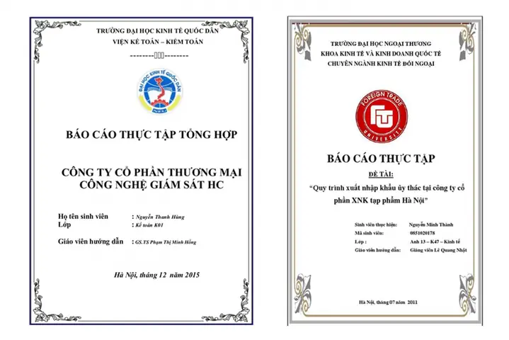 Báo Cáo Thực Tập Bằng Tiếng Nhật