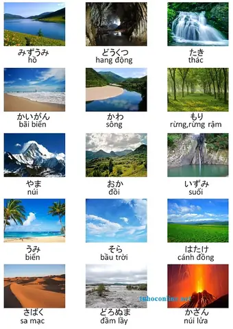 Bầu Trời Trong Tiếng Nhật