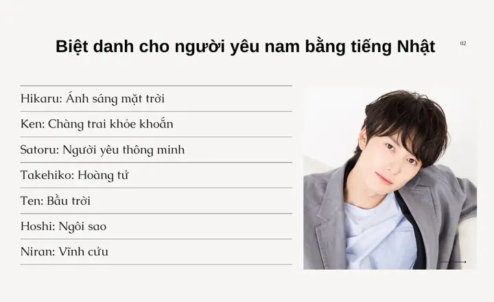 Biệt Danh Tiếng Nhật Cho Người Yêu Biệt Danh Tiếng Nhật Cho Người Yêu