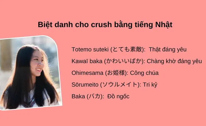 Biệt Danh Tiếng Nhật Cute