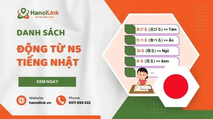 Các Động Từ Thường Dùng Trong Tiếng Nhật