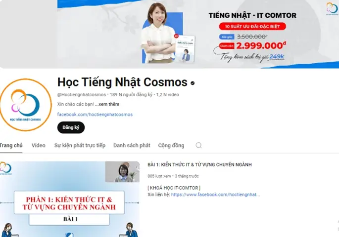 Các Kênh Youtube Học Tiếng Nhật Các Kênh Youtube Học Tiếng Nhật