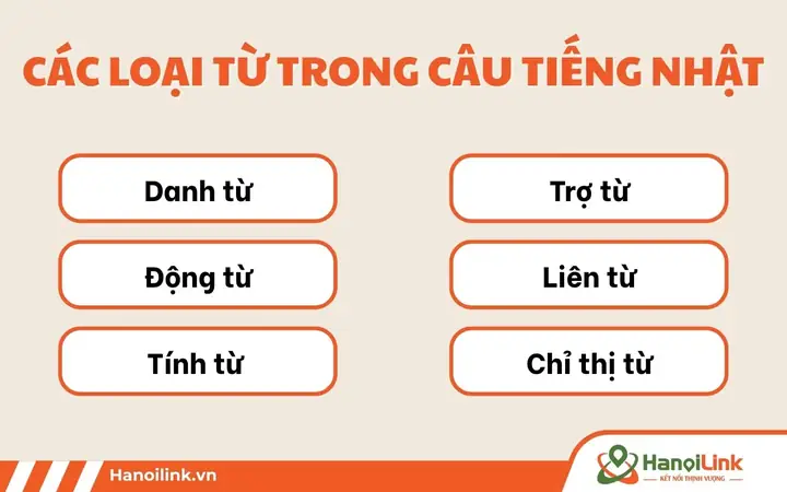 Các Loại Từ Trong Tiếng Nhật