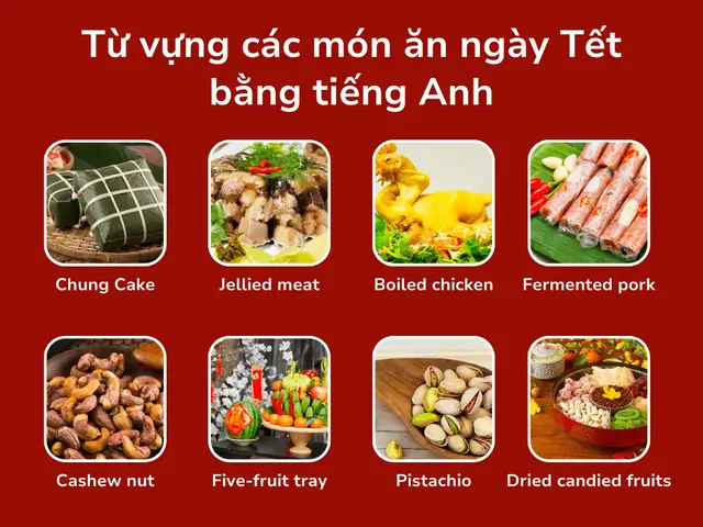 Các Món Ăn Ngày Tết Bằng Tiếng Nhật