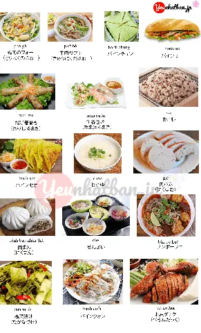 Các Món Ăn Tiếng Nhật Các Món Ăn Tiếng Nhật