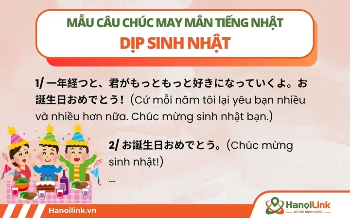 Các Mùng Trong Tiếng Nhật