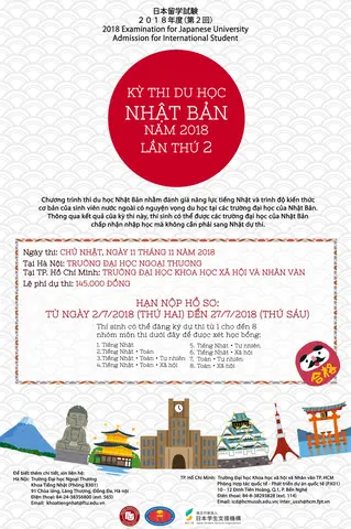 Các Trường Đại Học Có Khoa Tiếng Nhật