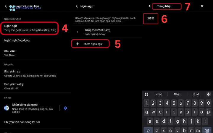 Cách Cài Bàn Phím Tiếng Nhật Cho Android