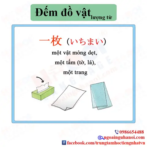 Cách Đếm Đồ Vật Tiếng Nhật