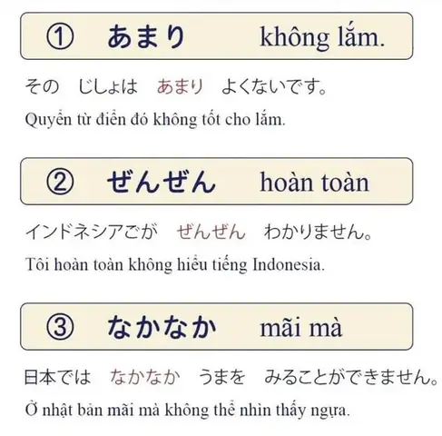 Cách Dùng Phó Từ Trong Tiếng Nhật