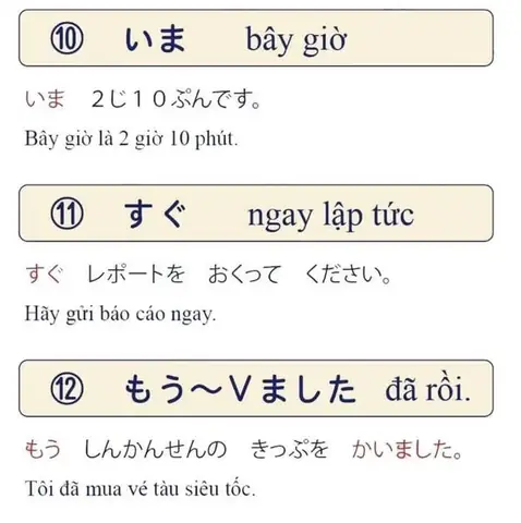 Cách Dùng Phó Từ Trong Tiếng Nhật