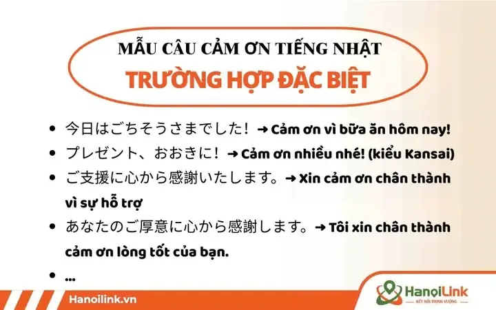 Cảm Ơn Đã Giúp Đỡ Tiếng Nhật