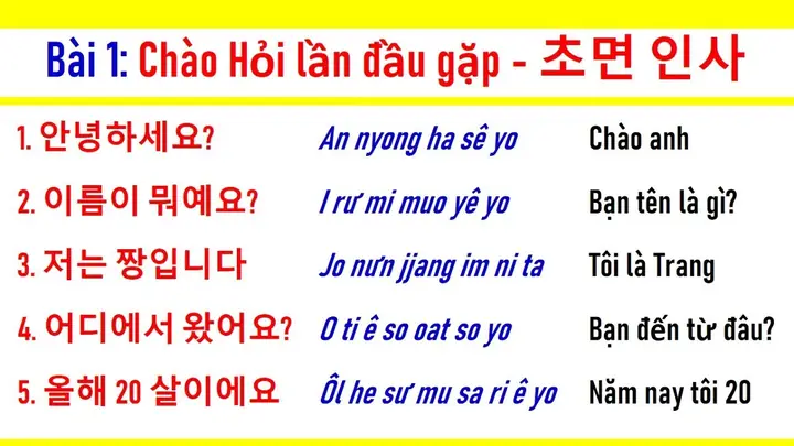 Chào Hỏi Lần Đầu Gặp Mặt Trong Tiếng Nhật