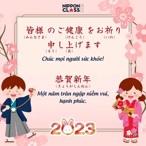 Chúc Mừng Tiếng Nhật