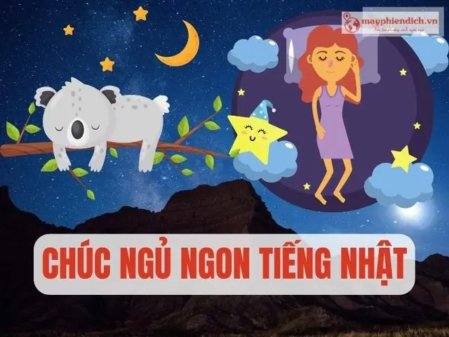 Chúc Ngủ Ngon Tiếng Nhật Phiên Âm
