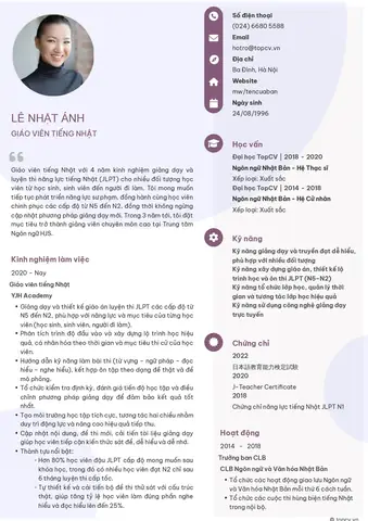 Chứng Chỉ Giáo Viên Tiếng Nhật