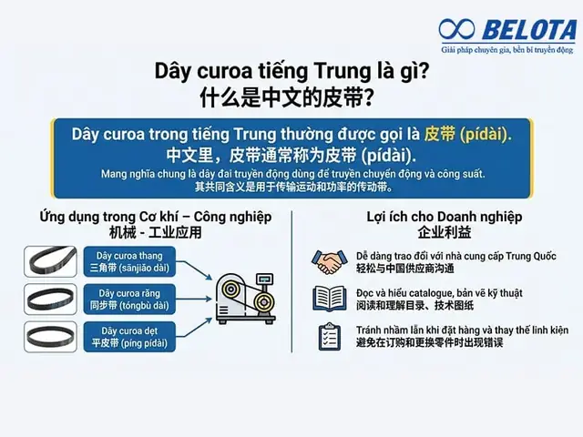 Dây Curoa Tiếng Nhật Là Gì