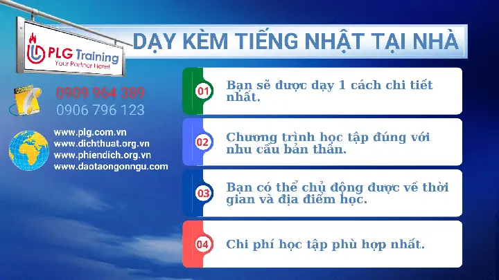 Dạy Tiếng Nhật Tại Nhà