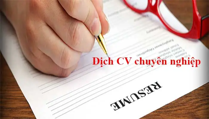Dịch Cv Sang Tiếng Nhật