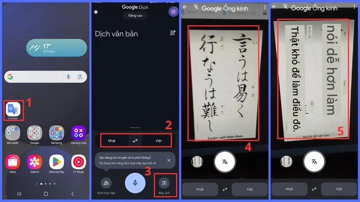 Dịch Tiếng Nhật Bằng Camera