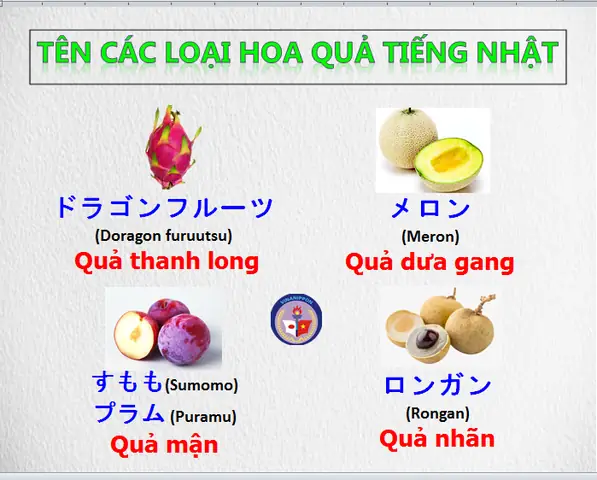 Dưa Gang Tiếng Nhật Dưa Gang Tiếng Nhật