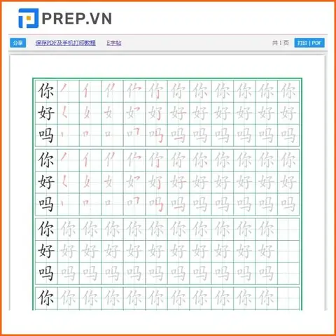 Giấy Viết Tiếng Nhật Pdf