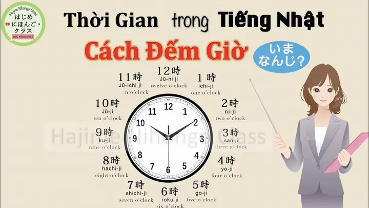 Giờ Trong Tiếng Nhật