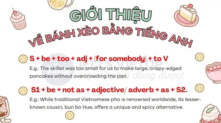 Giới Thiệu Bánh Xèo Bằng Tiếng Nhật
