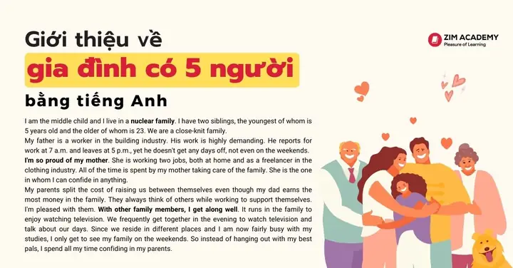 Giới Thiệu Về Gia Đình Bằng Tiếng Nhật
