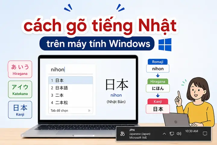Gõ Tiếng Nhật Win 10