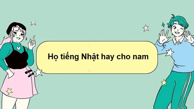 Họ Tiếng Nhật Cho Nam