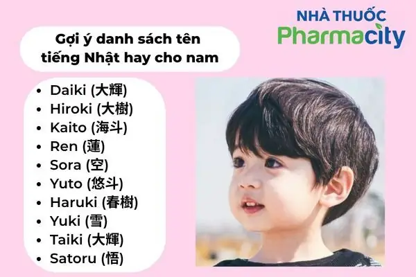 Họ Tiếng Nhật Cho Nam