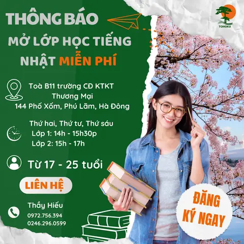 Học Tiếng Nhật Hà Đông Học Tiếng Nhật Hà Đông