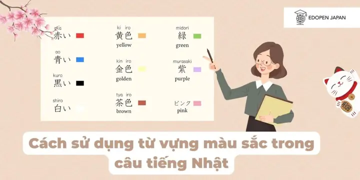 Màu Sắc Tiếng Nhật