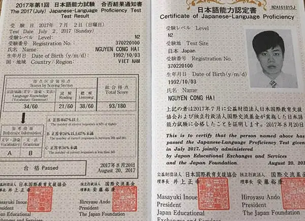 N2 Tiếng Nhật