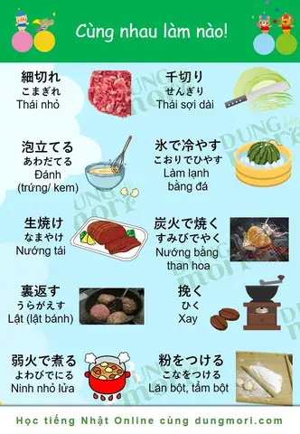Nấu Ăn Tiếng Nhật Đọc Là Gì Nấu Ăn Tiếng Nhật Đọc Là Gì
