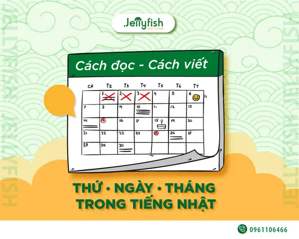 Ngày Tháng Tiếng Nhật Ngày Tháng Tiếng Nhật
